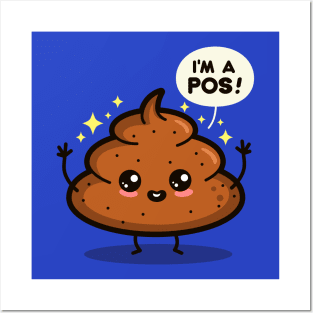 Funny Kawaii Poop Internet Slang Posters and Art